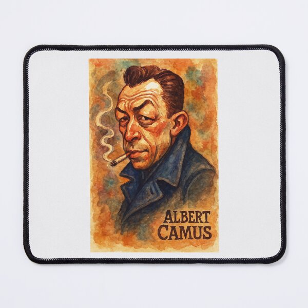 Item preview, Albert Camus designed and sold by Sarcastic designs.