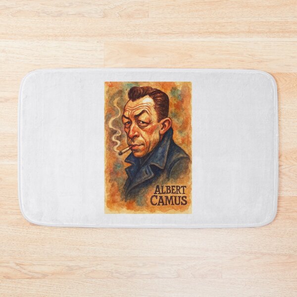 Item preview, Albert Camus designed and sold by Sarcastic designs.