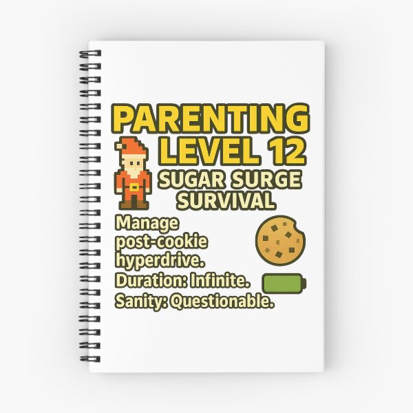 Item preview, Parenting Level  12: Christmas Sugar Surge Survival  designed and sold by SarcasticParenting.