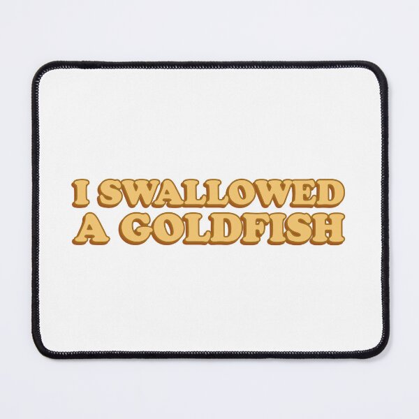 Item preview, I Swallowed a Goldfish designed and sold by wordswithfonts.