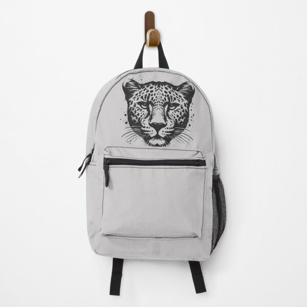 Item preview, Leopard Stare – Gritty Black & White Big Cat designed and sold by MvuuStudio.