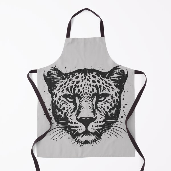 Item preview, Leopard Stare – Gritty Black & White Big Cat designed and sold by MvuuStudio.