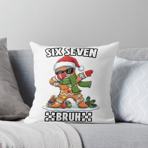 Item preview, Six Seven Bruh Christmas – Funny Gingerbread Dab Meme Design, Holiday Math Joke Artwork designed and sold by JoyBoyStudio1.