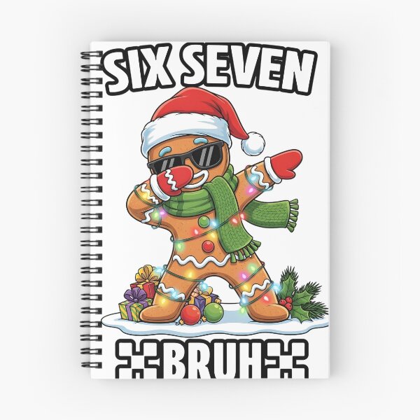 Item preview, Six Seven Bruh Christmas – Funny Gingerbread Dab Meme Design, Holiday Math Joke Artwork designed and sold by JoyBoyStudio1.