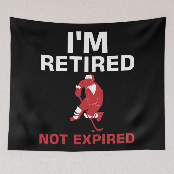 Item preview, Retired, Not Expired Hockey designed and sold by MOFAPPAREL.