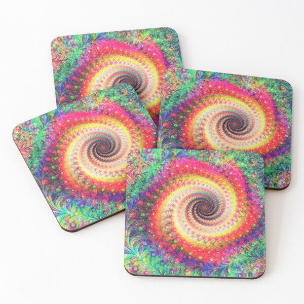 Item preview, Abstract Multicolored Floral Fractal Swirl Mix 9 designed and sold by SXW Designs.