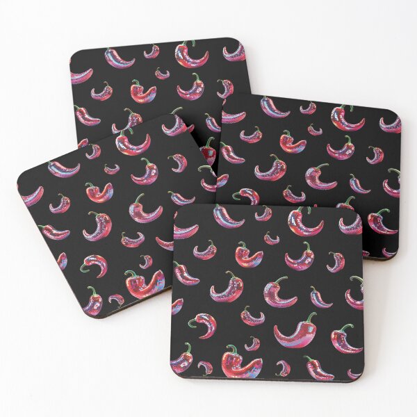 Item preview, Disco Chili Pepper | Hot Pepper Pattern | Pink Retro Party Design designed and sold by Art-by-Mist.