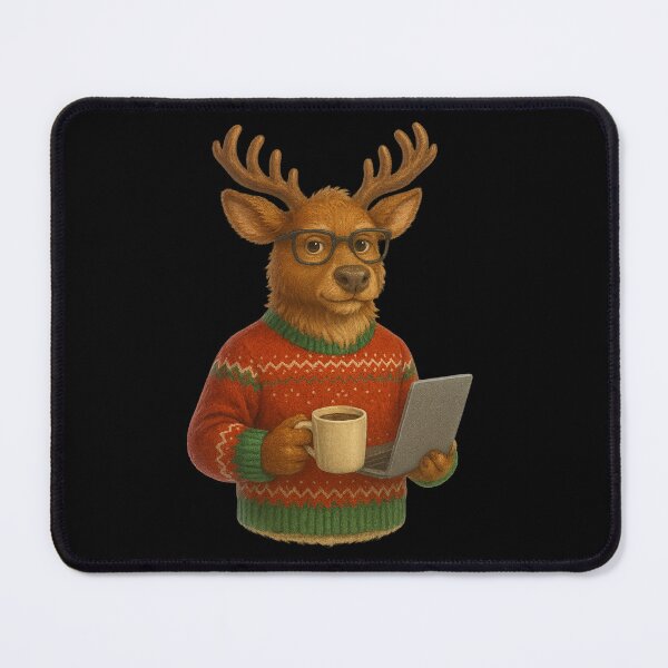 Item preview, Reindeer Project Manager Coffee Christmas Office Humor designed and sold by I AM BRO.