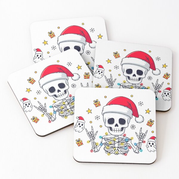 Item preview, Overstimulated But Festive Skeleton Christmas designed and sold by Pollock.