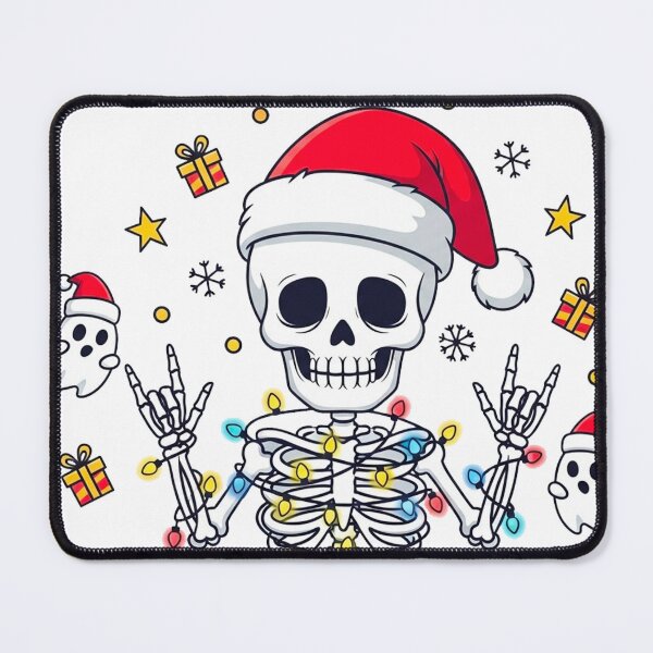 Item preview, Overstimulated But Festive Skeleton Christmas designed and sold by Pollock.
