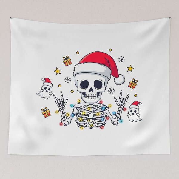 Item preview, Overstimulated But Festive Skeleton Christmas designed and sold by Pollock.