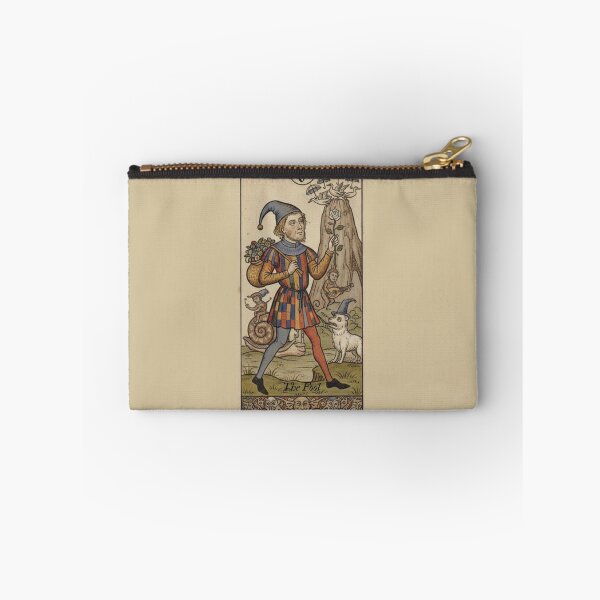Item preview, Medieval Tarot Card 0 The Fool designed and sold by MythAndMotion.