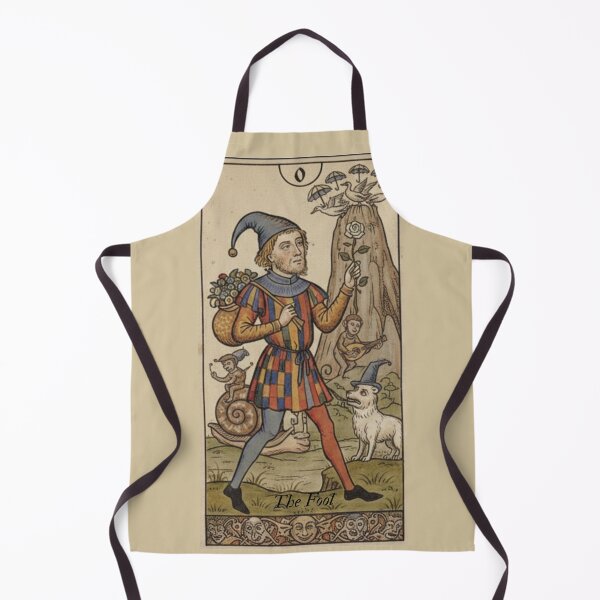 Item preview, Medieval Tarot Card 0 The Fool designed and sold by MythAndMotion.