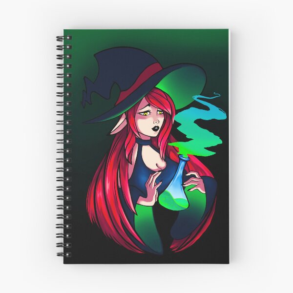 Item preview, Elven Witch Brewing a Potion designed and sold by janamatrix.