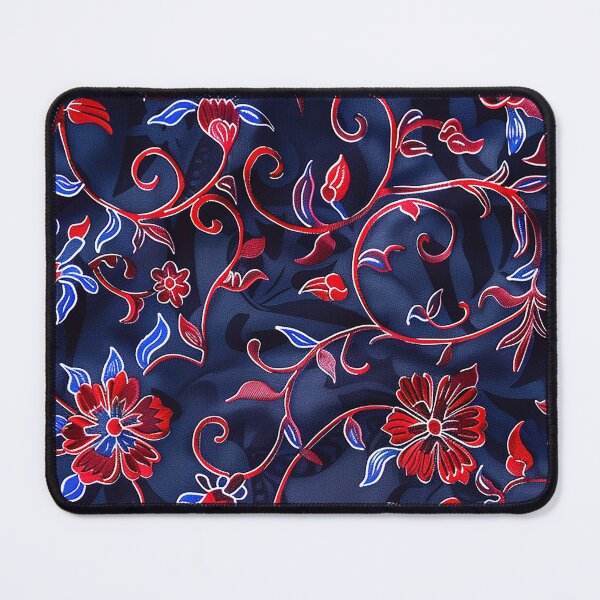 Item preview, Cute Boho Flowers Batik Pattern- Vinatage Retro Red Floral designed and sold by RoyalStarsPatts.