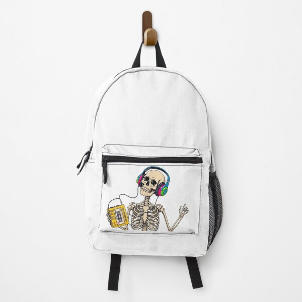 Item preview, Stuck in the 80s – Retro Skeleton Mixtape Jam designed and sold by Pollock.