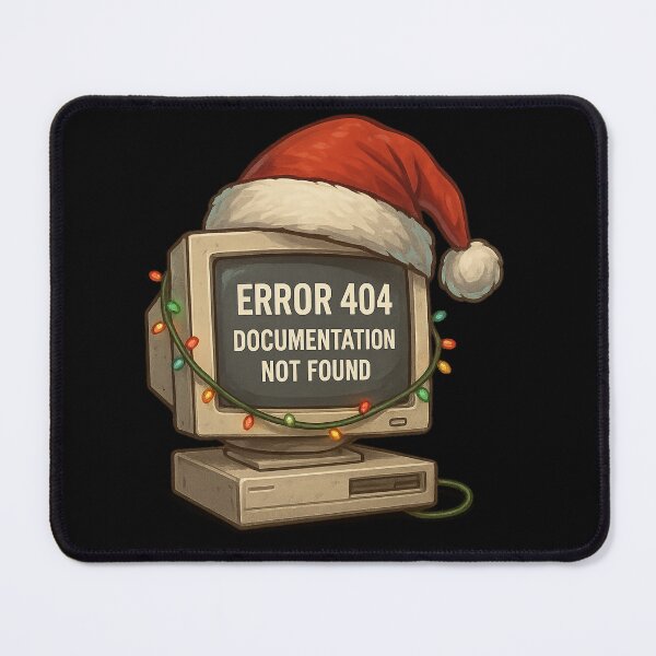 Item preview, Error 404 Documentation Not Found Christmas IT Humor designed and sold by I AM BRO.