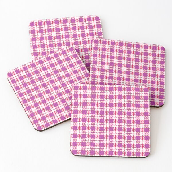 Item preview, Pink Plaid Checkered -  Crosshatch - Pink Abstract Geometric Pattern designed and sold by RoyalStarsPatts.