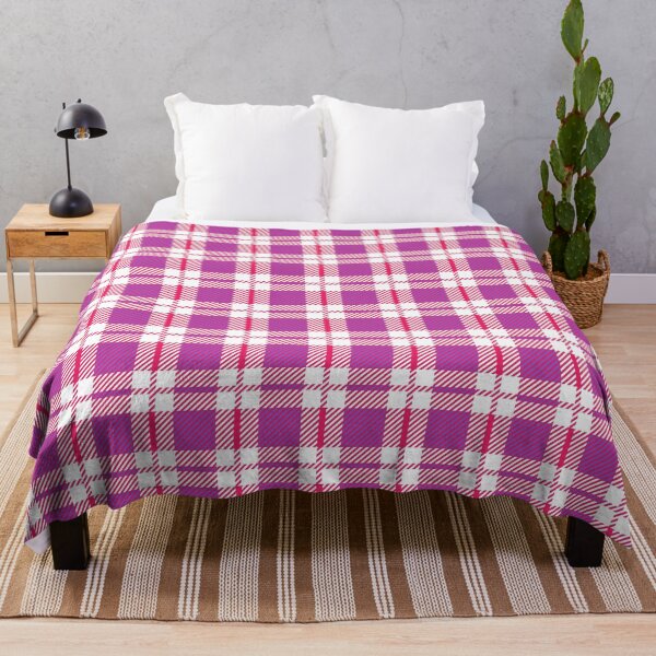 Item preview, Pink Plaid Checkered -  Crosshatch - Pink Abstract Geometric Pattern designed and sold by RoyalStarsPatts.