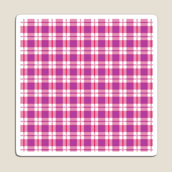 Item preview, Pink Plaid Checkered -  Crosshatch - Pink Abstract Geometric Pattern designed and sold by RoyalStarsPatts.
