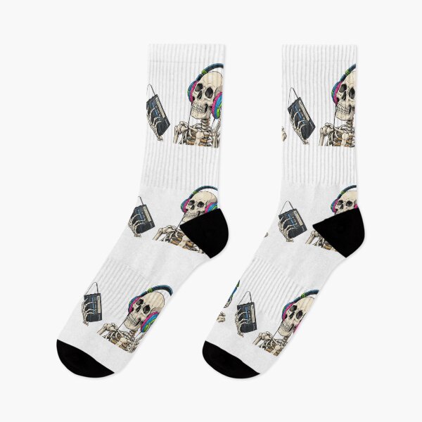 Item preview, Bone to Be Retro – 80s Cassette Skeleton Music designed and sold by Pollock.