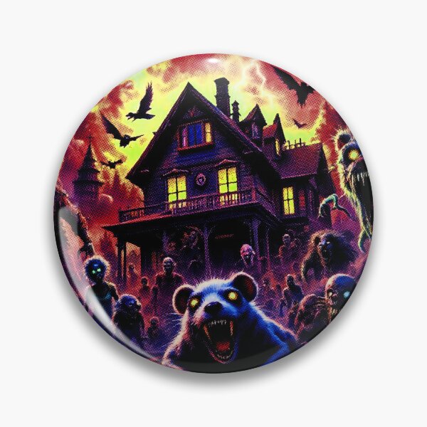 Item preview, 80s Slime Fest Horror Parody, designed for black fabrics designed and sold by SteadyRolling.