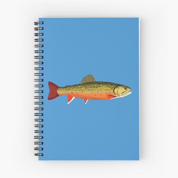 Item preview, Brook Trout Fish Illustration designed and sold by BlueSkyTheory.