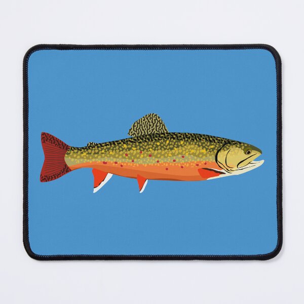 Item preview, Brook Trout Fish Illustration designed and sold by BlueSkyTheory.