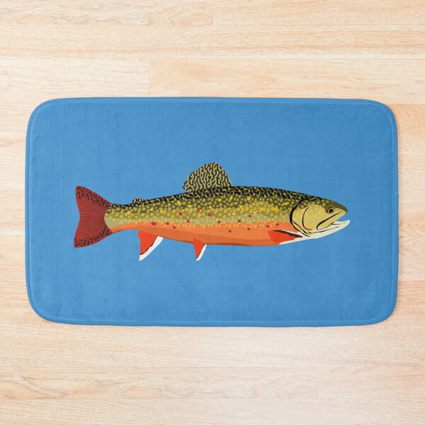 Item preview, Brook Trout Fish Illustration designed and sold by BlueSkyTheory.