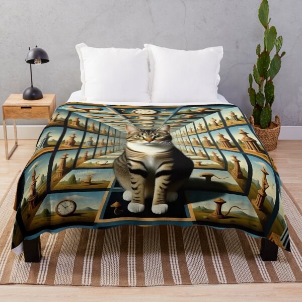 Item preview, A cat in a geometric pattern designed and sold by Nomad-Maynard.