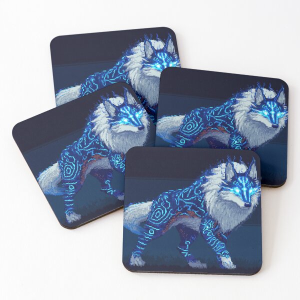 Item preview, Mystical wolf - Pixel art designed and sold by Leork-Shop.