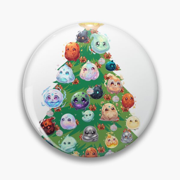 Aperçu de l'œuvre Monzora Sapin de Noël Slime — Édition Joyeux Noël créée et vendue par Monzora.