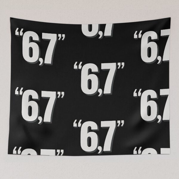 Item preview, 6,7 meme design viral internet slang graphic designed and sold by CoachEkong.