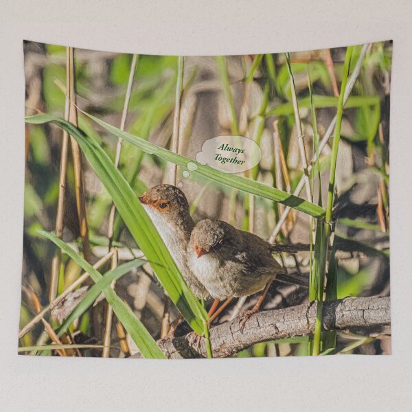 Item preview, Always Together – Australian Wrens Artwork designed and sold by Michael van der Hoorn.