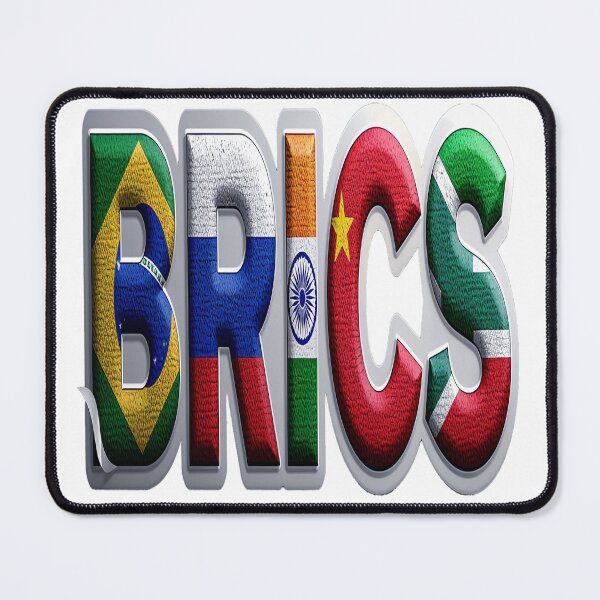 Item preview, Hyper-Realistic BRICS 2025 Flag Vinyl Sticker - Premium Modern Die-Cut Design Prompt designed and sold by ARTCREATESHOP.