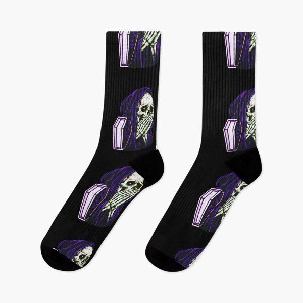 Item preview, Satanic Panic Prayer - 80s Horror Grim Reaper designed and sold by CoffinsArt.
