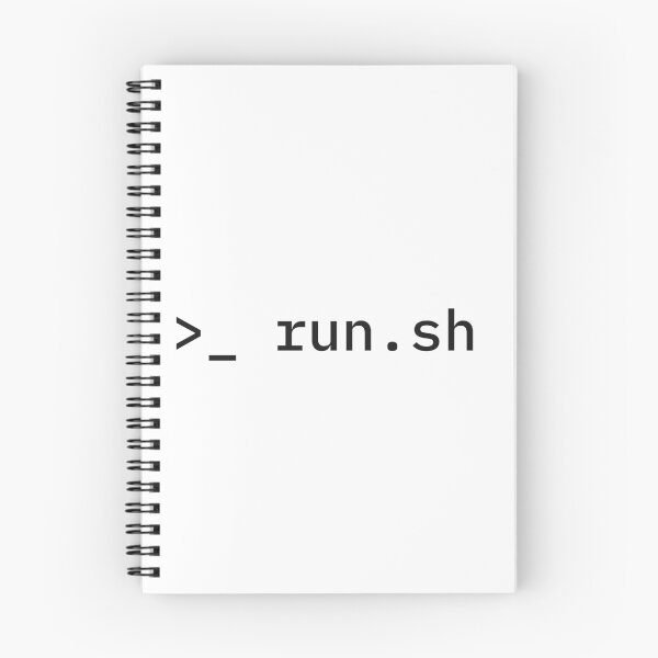 Item preview, >_ run.sh Terminal Prompt Minimal designed and sold by codedgar.