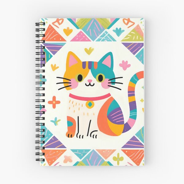 Item preview, A cat in a geometric pattern designed and sold by Nomad-Maynard.