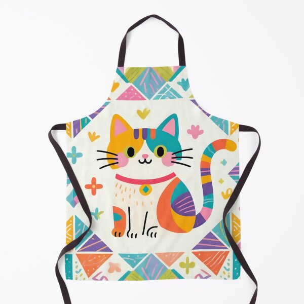 Item preview, A cat in a geometric pattern designed and sold by Nomad-Maynard.