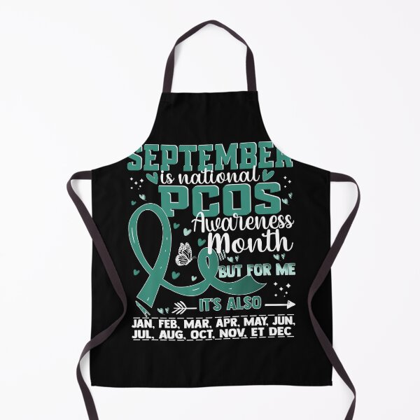 Item preview, September PCOS Awareness Teal Ribbon Butterfly Design designed and sold by Nocturnal-Vines.