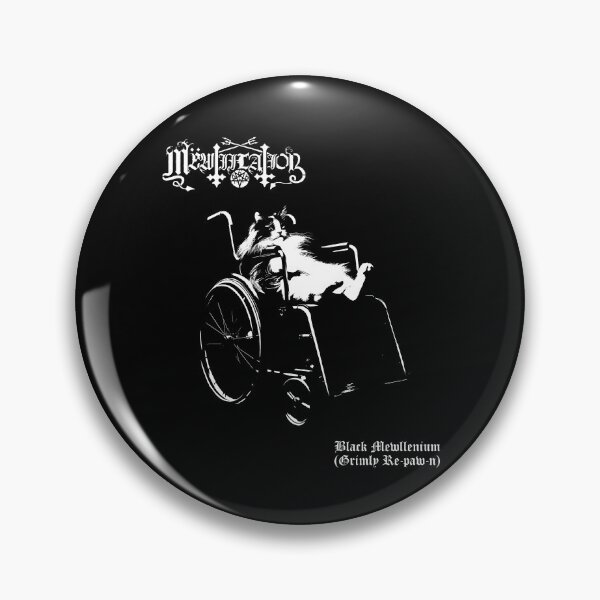 Item preview, Mëwtiilation - Black Metal Cat design like Mütiilation Black Millenium designed and sold by Dollycat Industries.