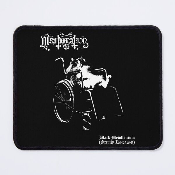 Item preview, Mëwtiilation - Black Metal Cat design like Mütiilation Black Millenium designed and sold by Dollycat Industries.
