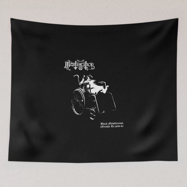 Item preview, Mëwtiilation - Black Metal Cat design like Mütiilation Black Millenium designed and sold by Dollycat Industries.