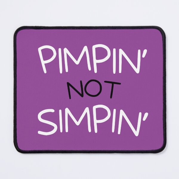 Item preview, Valentino "Pimpin' Not Simpin'" Mug designed and sold by Praline Creative.