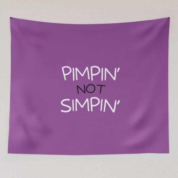 Item preview, Valentino "Pimpin' Not Simpin'" Mug designed and sold by Praline Creative.