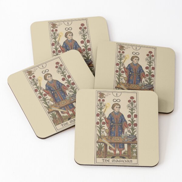 Item preview, Medieval Magician Tarot Art 1 The Magician designed and sold by MythAndMotion.