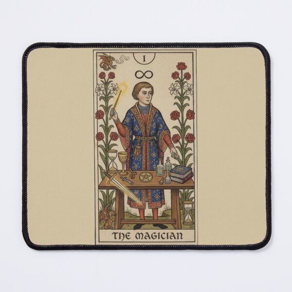 Item preview, Medieval Magician Tarot Art 1 The Magician designed and sold by MythAndMotion.