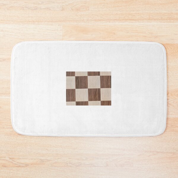 Item preview, Wooden Checkerboard Pattern – Minimal Natural Design designed and sold by abdulghaniart.