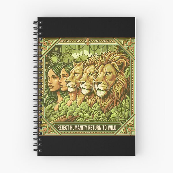 Item preview, REJECT HUMANITY RETURN TO WILD designed and sold by AGandCo.
