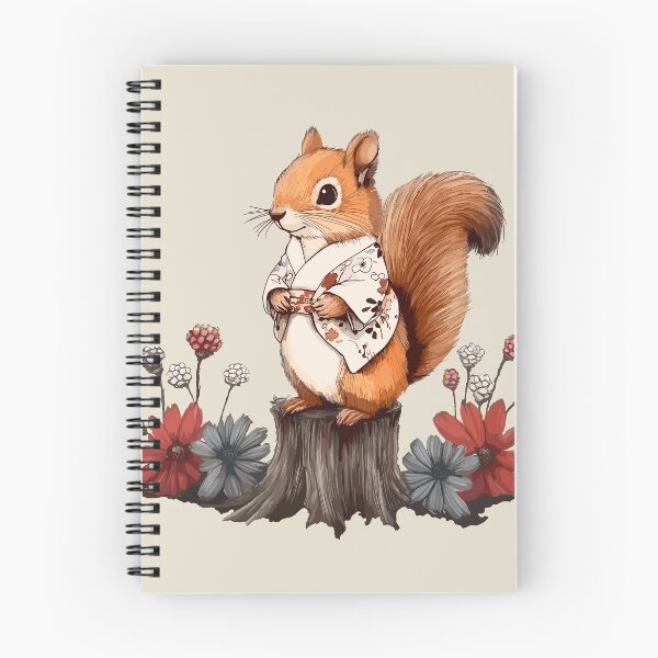 Item preview, Squirrel with Kimono, Japanese Beauty designed and sold by OrenjiArtShop.
